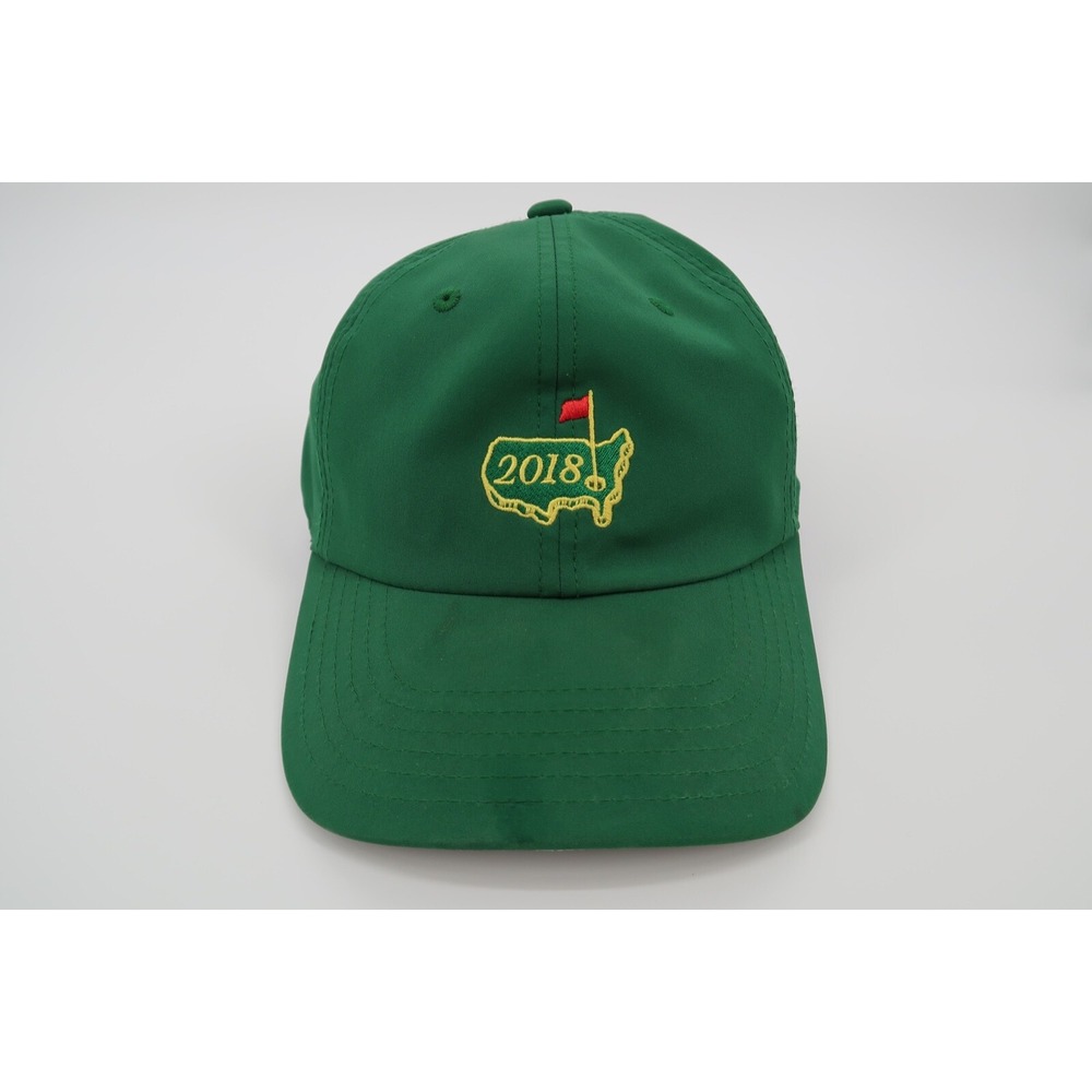 Masters American Needle Performance Strapback Hat Cap Adjustable Green Snapback